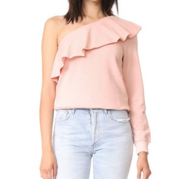 RE:NAMED One Shoulder Sweatshirt LIKE NEW - Picture 1 of 6